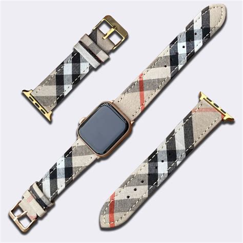 apple watch bands burberry|burberry watch band men.